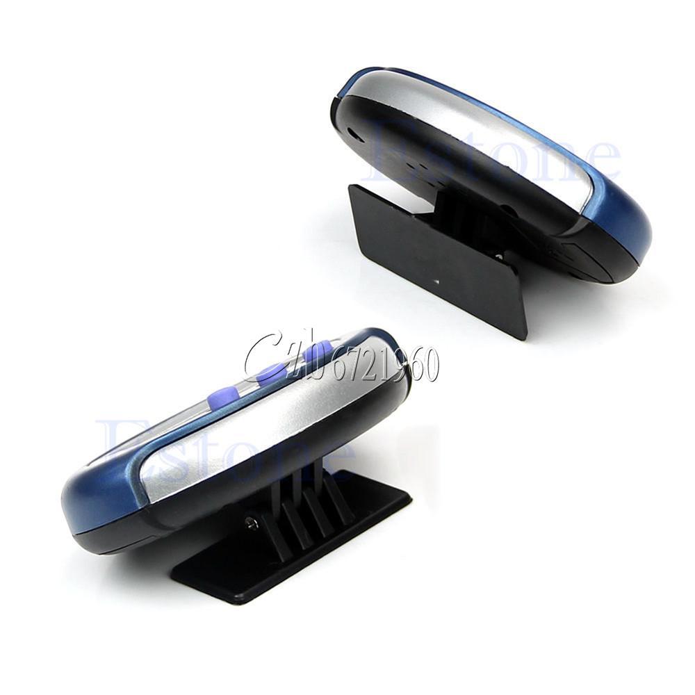 Smart Mini Digital Clock Portable Car Auto Dashboard LCD Display 3 Buttons