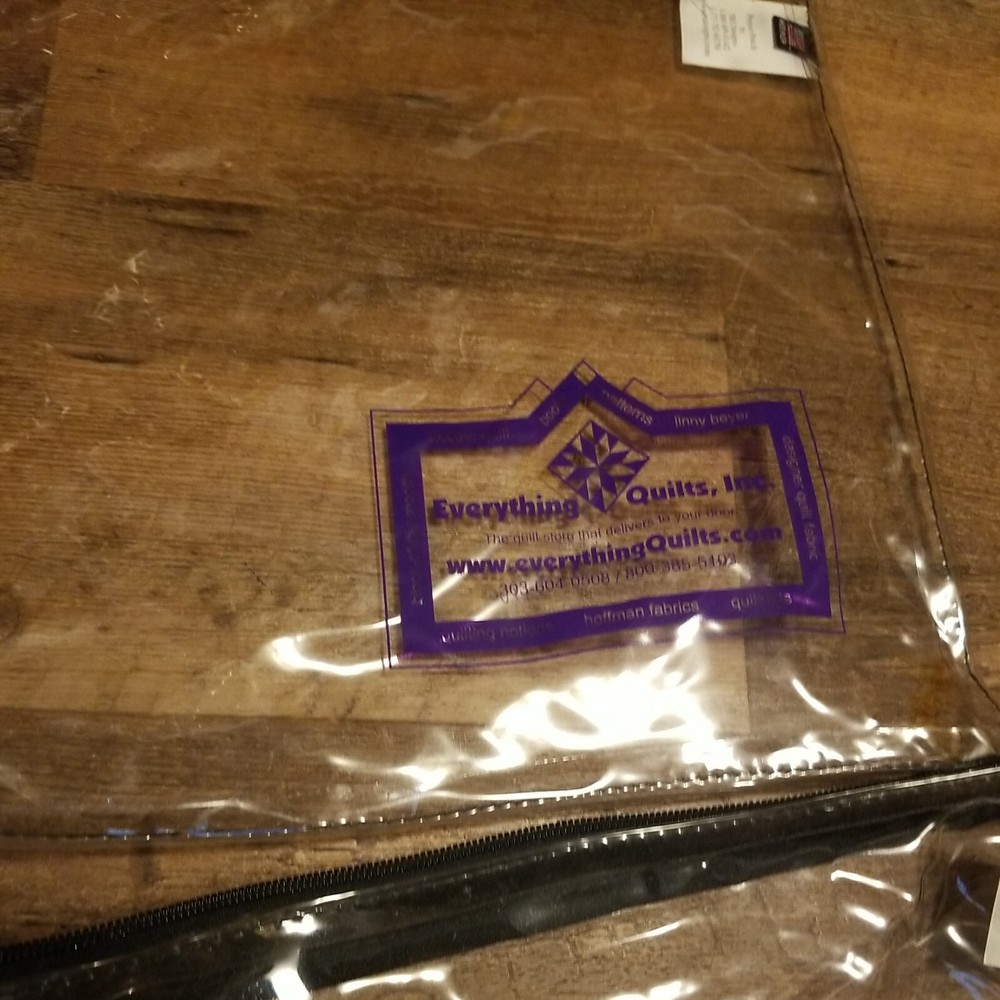 5 Plastic Project Pouches For Quilters