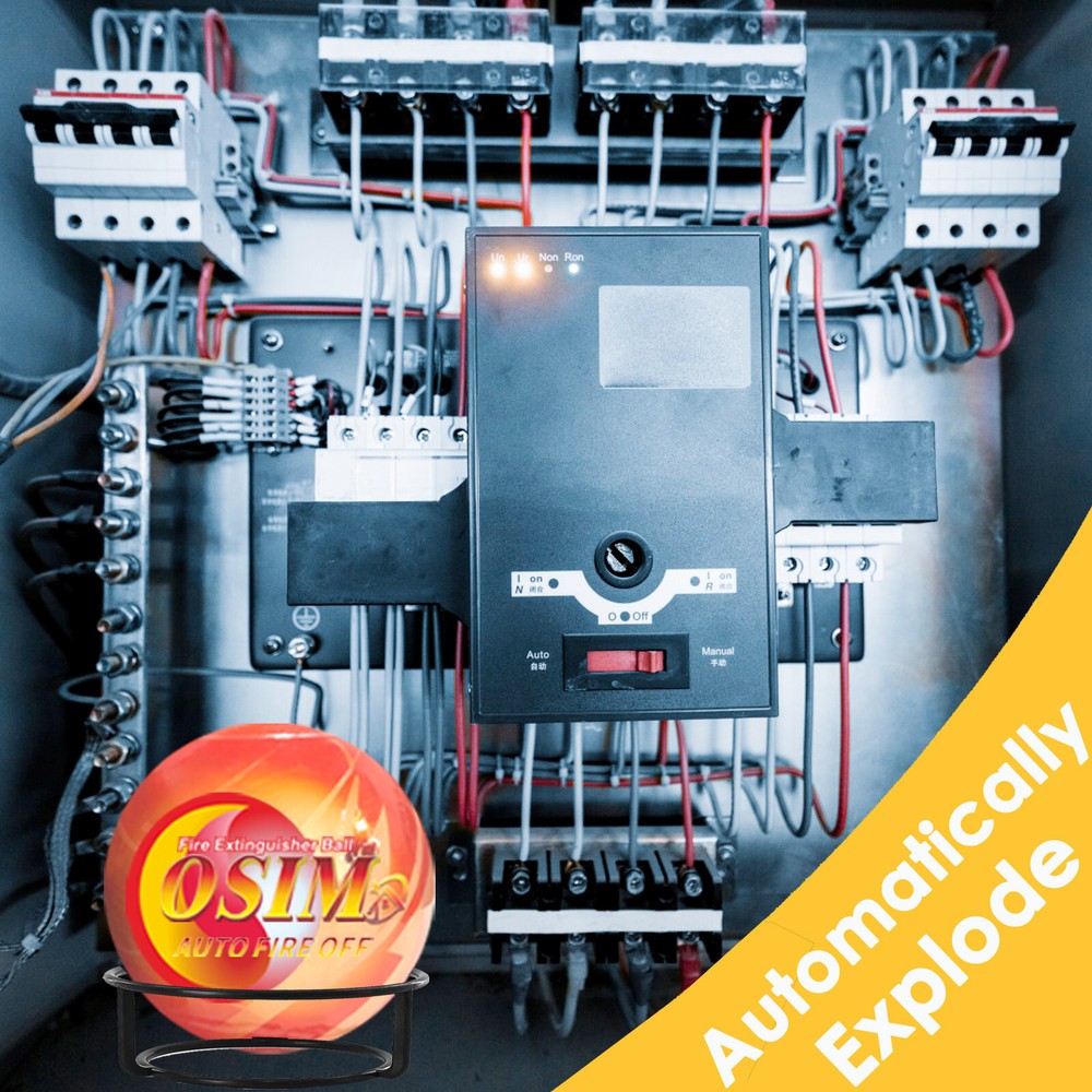 2 PCS Automatic Portable Fire Ball Extinguisher with Mounting Bracket US Stock