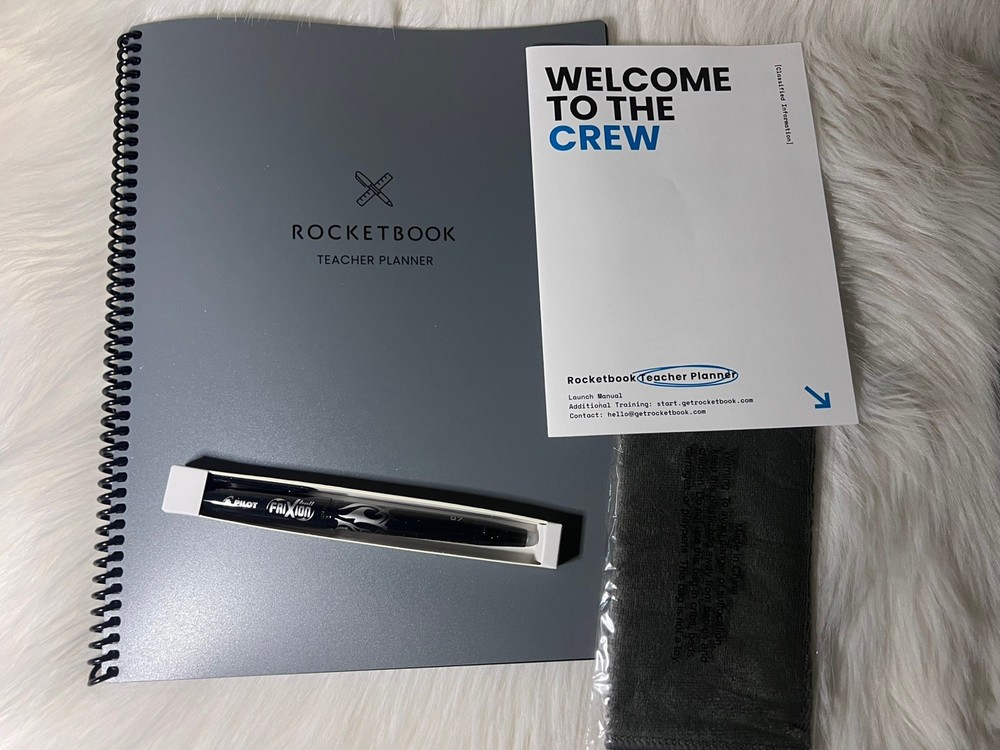 Rocketbook Teacher Planner - Reusable Monthly Planner. 12 Mo. undated