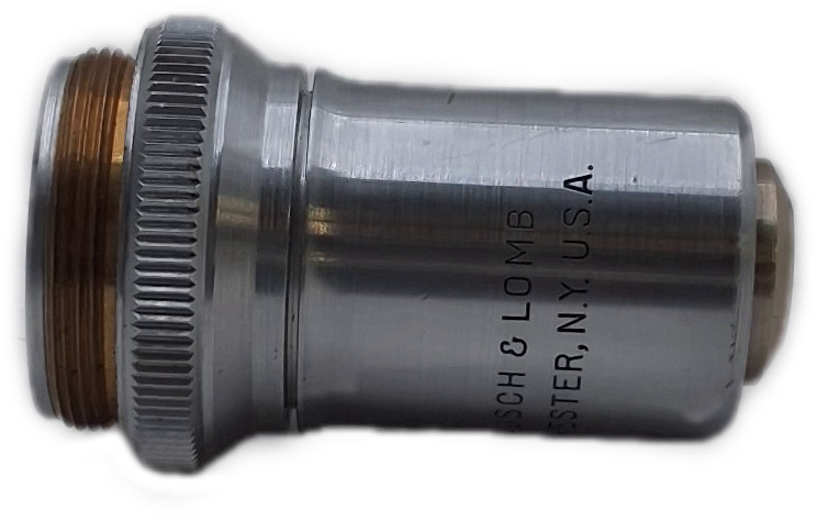 21x 8mm 0.50 NA Microscope Objective Lens Microbiology Lab