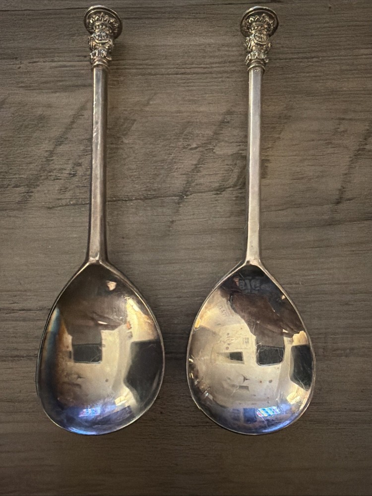 2 - Elizabethan Seal-Top Spoon Circa 1593 By Gorham for Horizon Reproduction