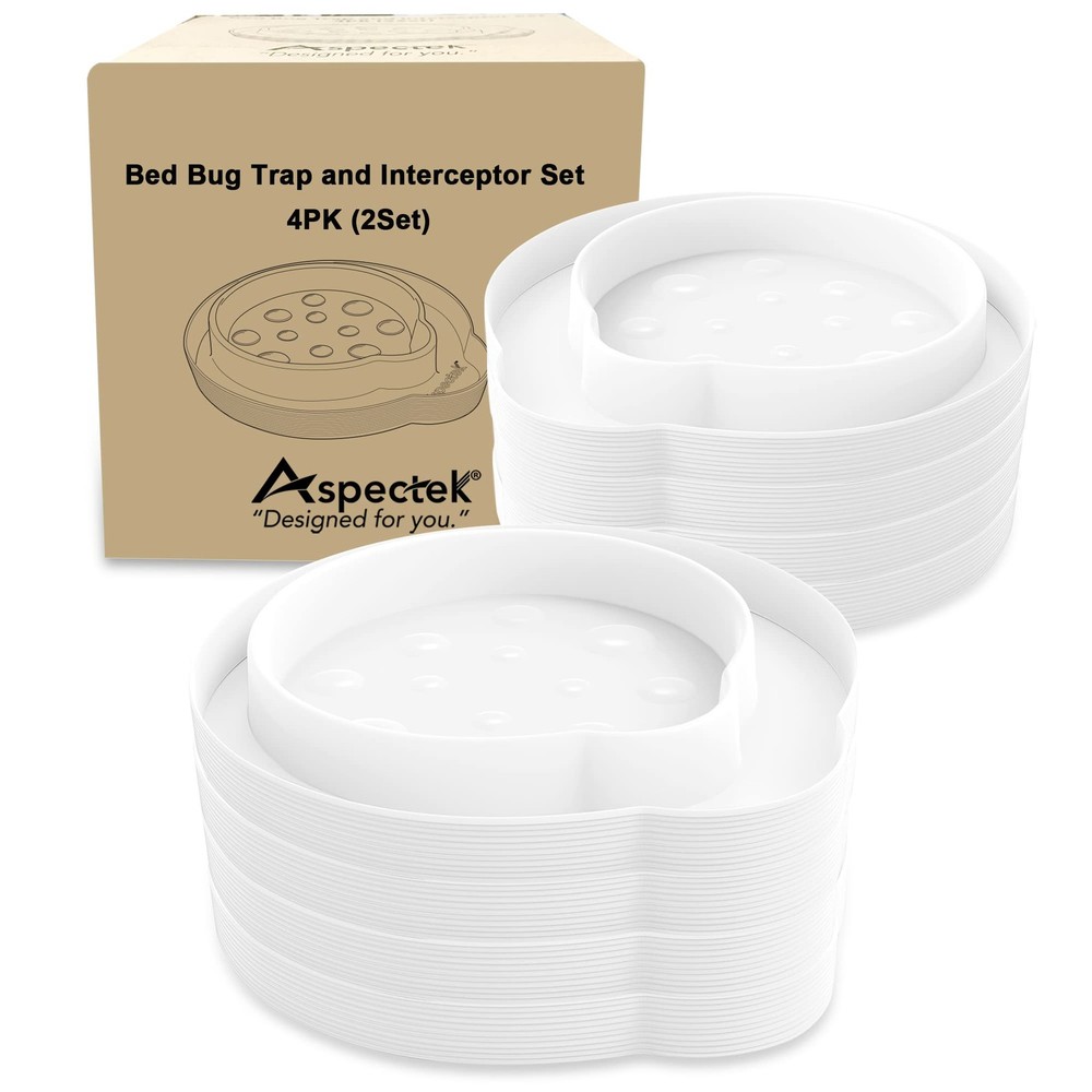 Aspectek Bed Bug Trap, Insect Interceptor (8 Pack)