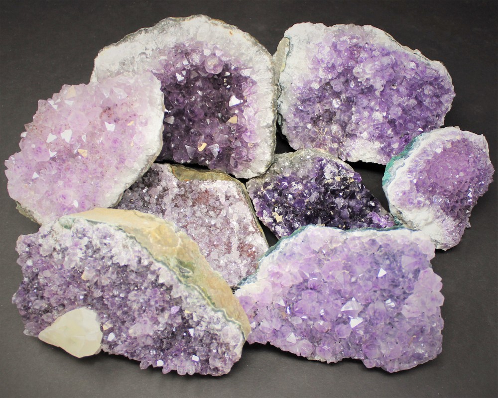 Clearance Amethyst Crystal Clusters - Natural 'B' Grade Cluster Druze Specimens