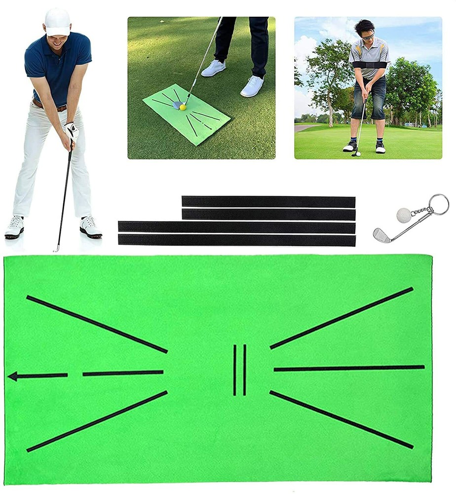 Golf Training Mat for Swing Detection Batting Practice Training Aid Game 30x60cm