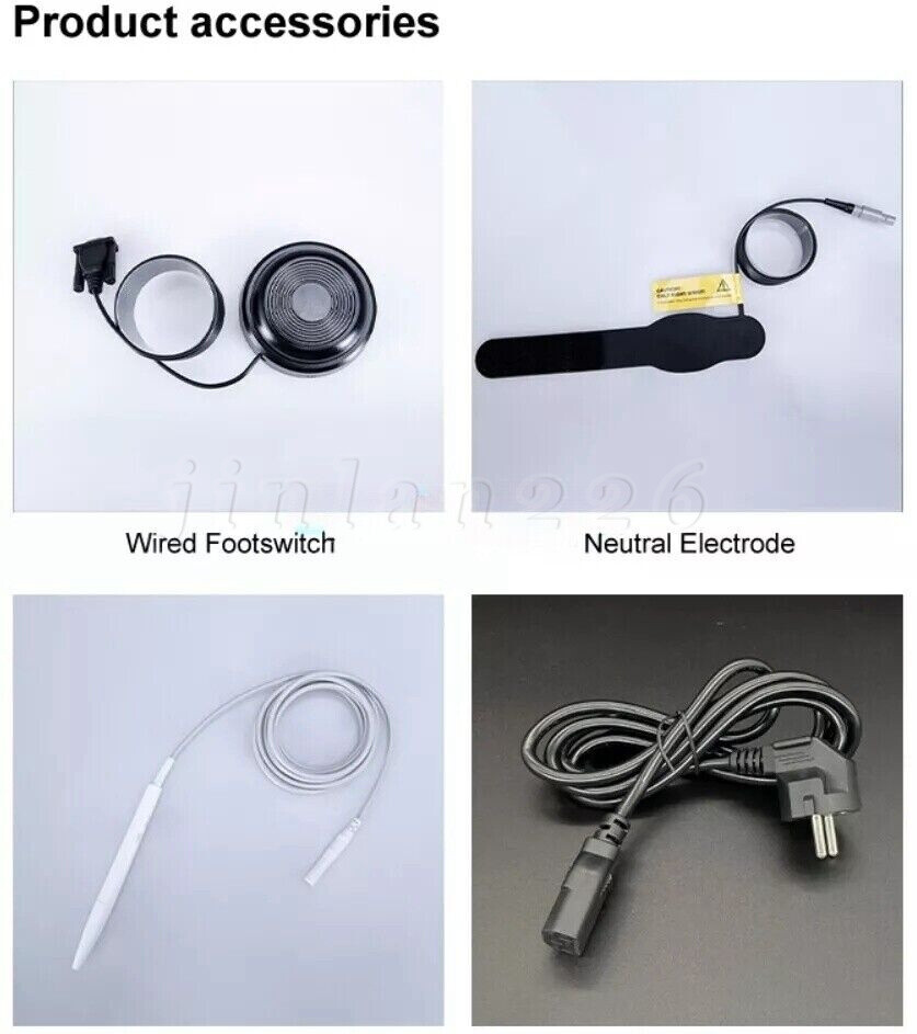 Dental Electro Electrosurgery Unit Machine High Frequency Electric 7pcs Knife US