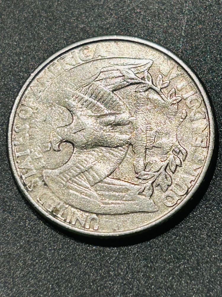 1994 Washington Quarter Massive Struck Through Grease Error Obverse and Reverse