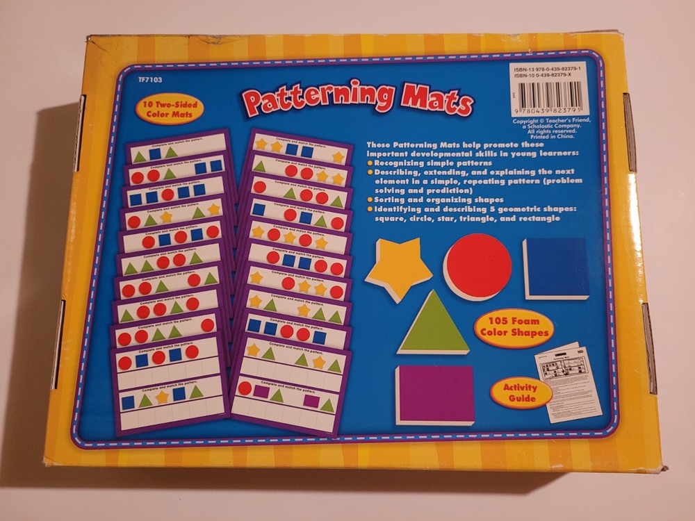 Scholastic Patterning Mats