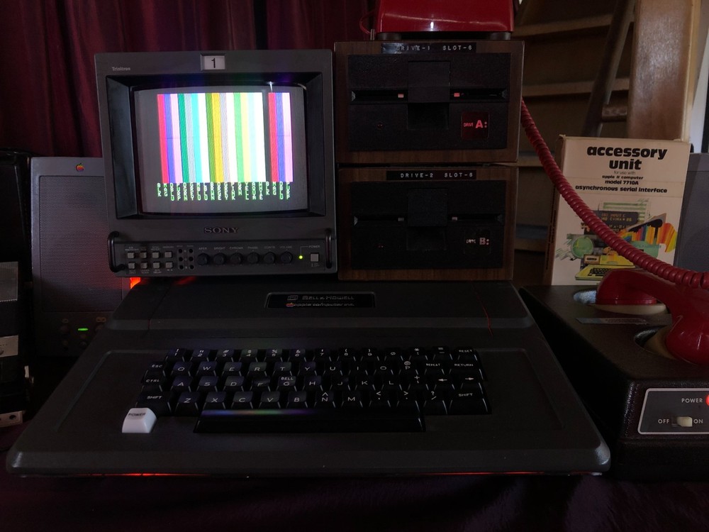 BELL & HOWELL APPLE II PLUS (A2S1) “DARTH VADER” COMPUTER SYSTEM