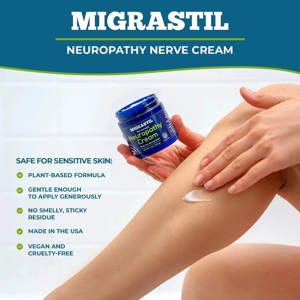 Migrastil Extra Strength Neuropathy Nerve Cream (4 oz.)