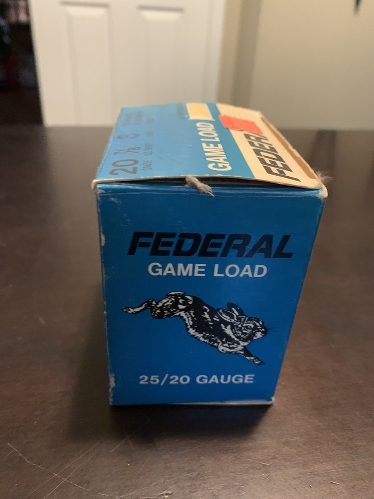 Federal 20 Gauge, Game Load -Empty Box