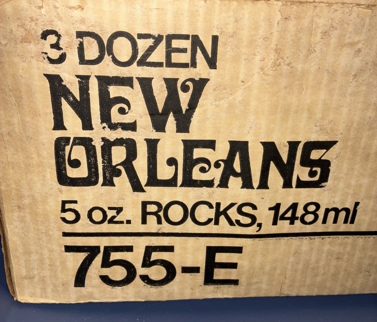 Anchor Hocking 5 oz. NEW ORLEANS ROCKS SHOT GLASSES #755-E (6 EACH) Whiskey