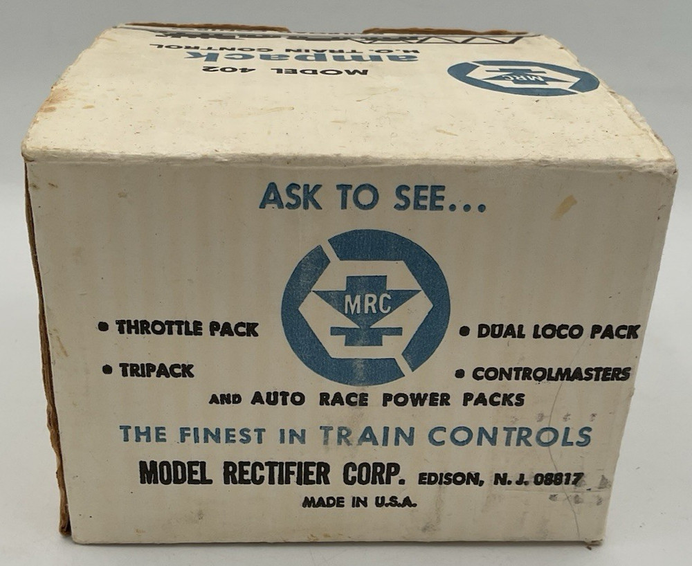 AMPACK Model 402 Maximum Railroad Control H.H. Train Control NICE Fast Free Ship