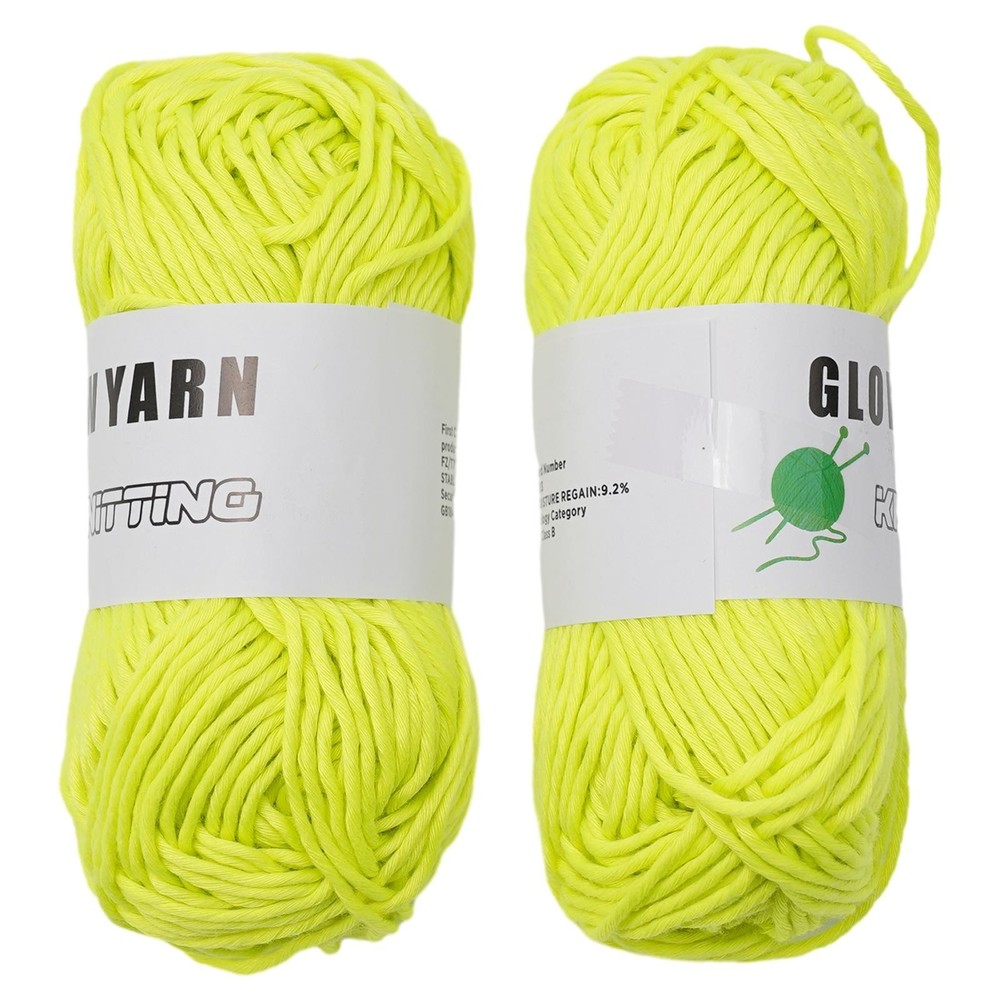 Luminous Polyester Blend Yarn for DIY Projects Hand Knitting Crochet 50g