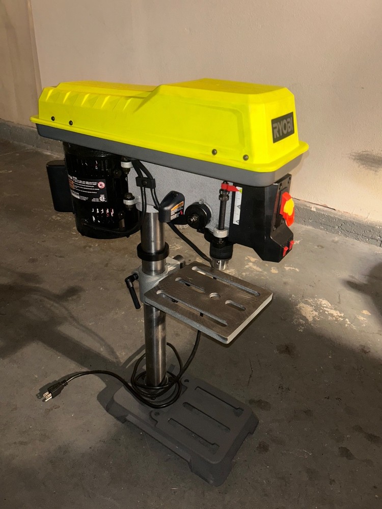RYOBI 10 in. 5 Speed Drill Press with EXACTLINE Laser Alignment System