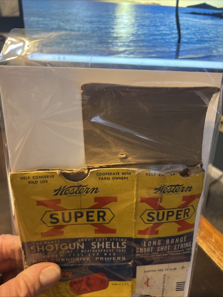 Vintage Empty Ammunition Box Western Super X