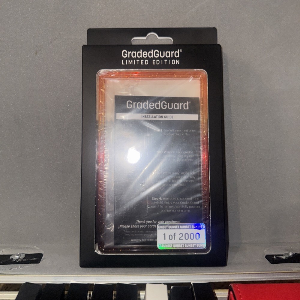 GradedGuard PSA Graded Card Case Guard Protector SUNSET Limited Edition 2000