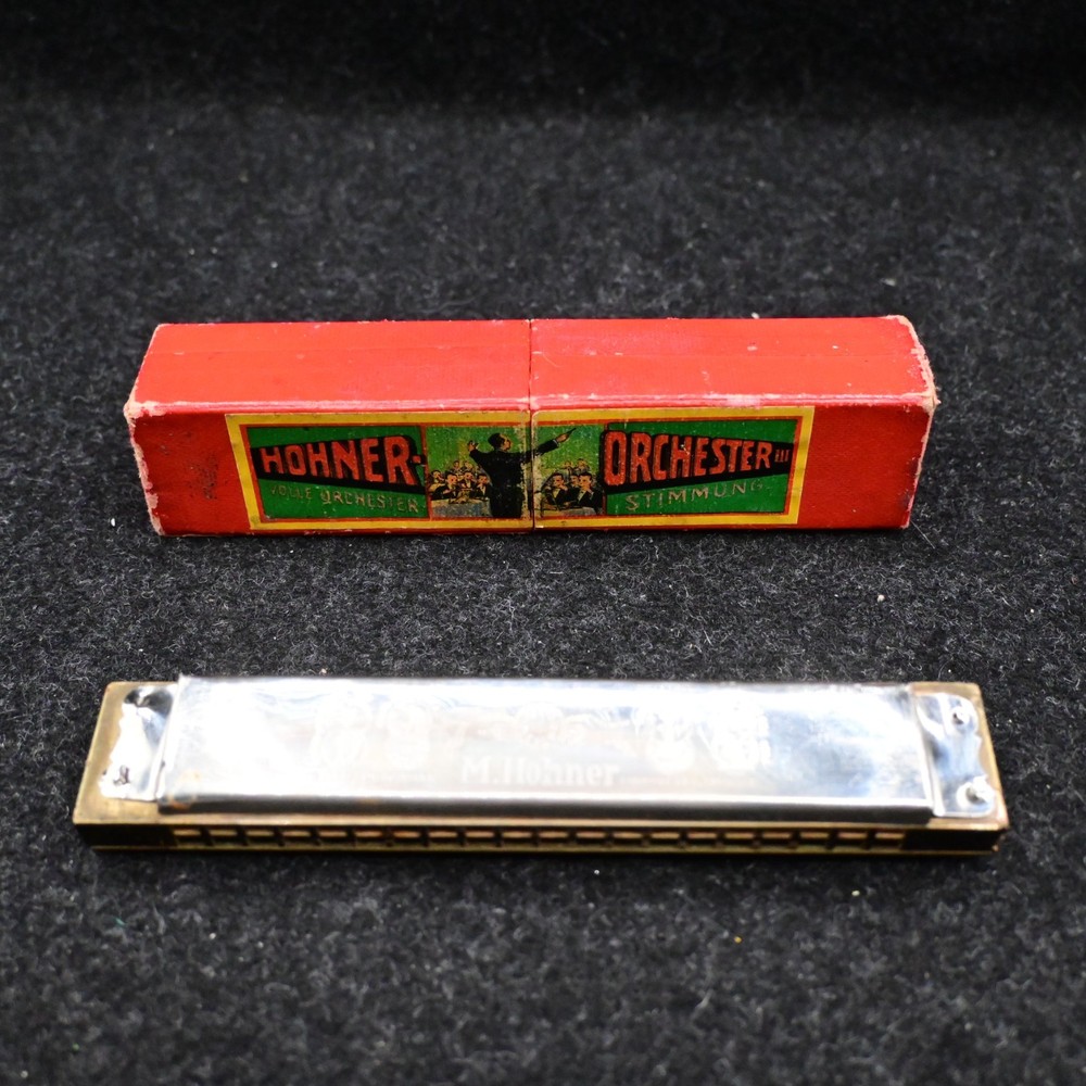 Harmonica a bocca Hohner orchester WITH BOX