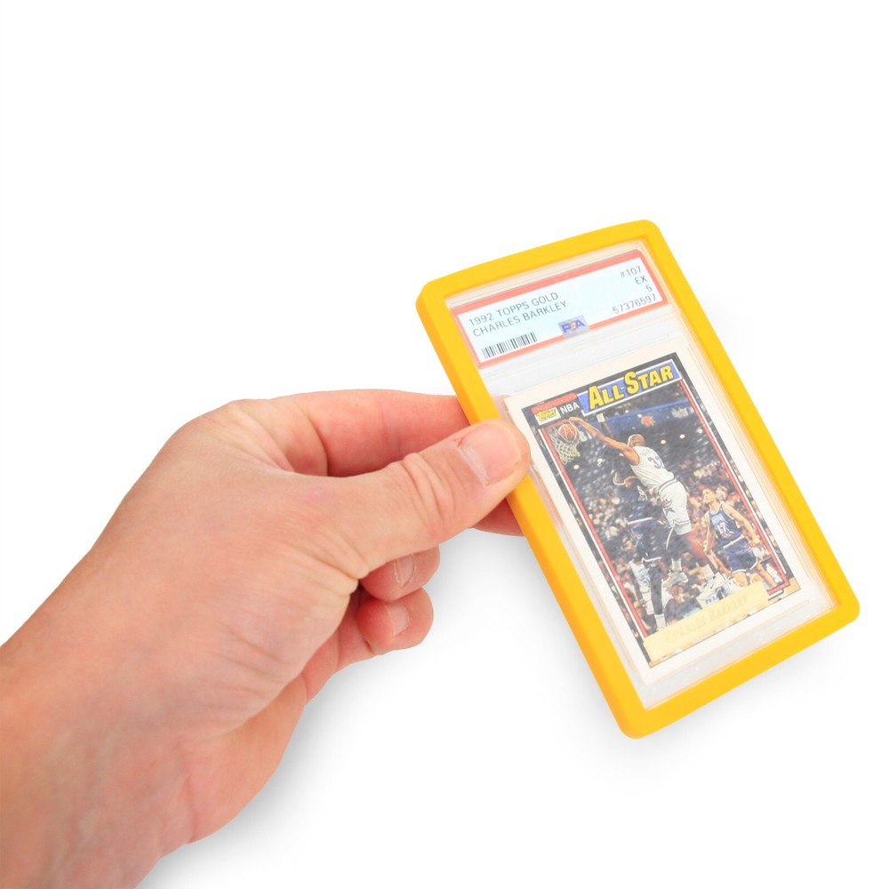 CM PSA 5 Pack Stackable Display Case Up to 35pt Cards Slab Protector Bumper