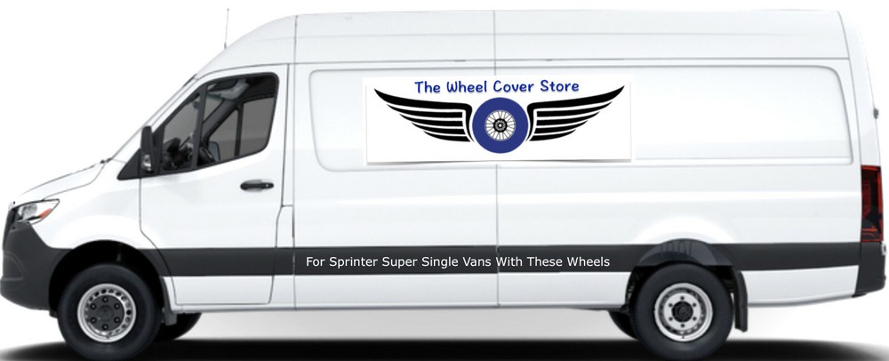 16" FREIGHTLINER SPRINTER SUPER SINGLE 2500 WHEEL SIMULATOR RIM HUBCAP COVERS ©