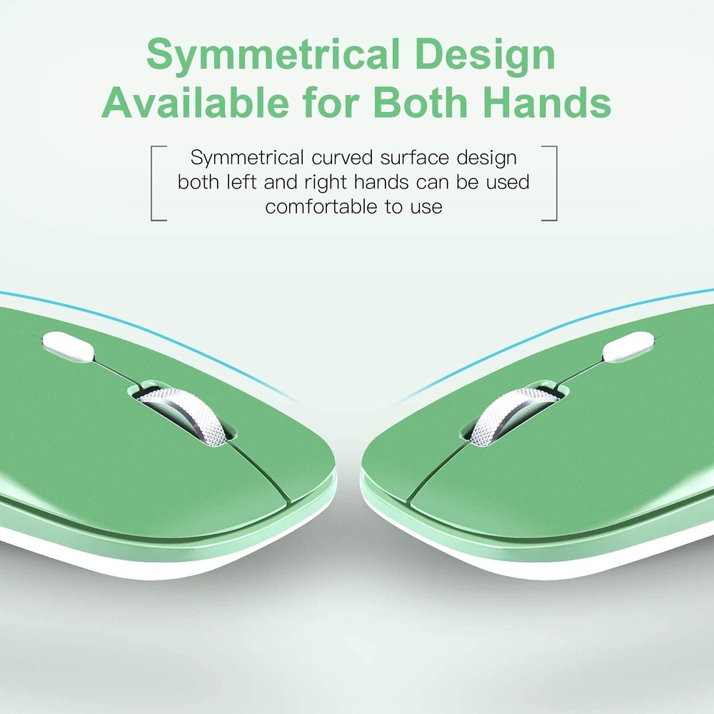 Wireless Mouse 2.4G Slim Silent Cordless Mouse with USB Receiver 3 Adjustable...