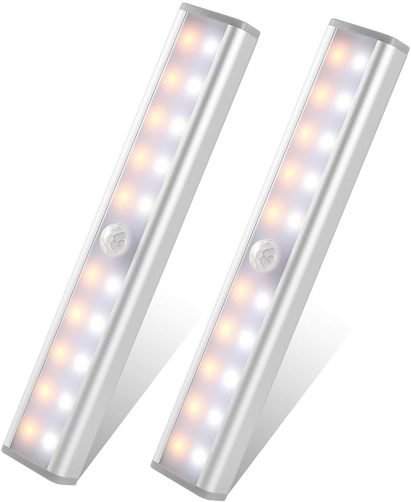 Under Cabinet Lighting,20 LED Closet Light Motion Sensor 3 Lighting Modes Rechar