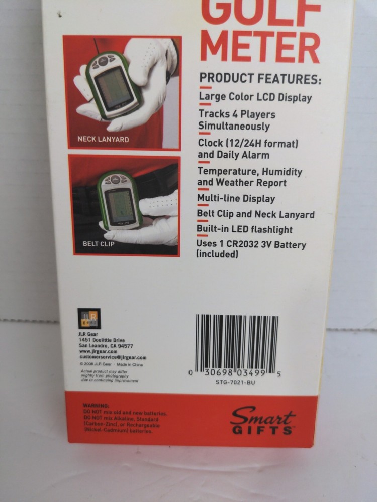 INTELLIGENT GOLF METER 11 Functions Keeps Score For 4 Golfers