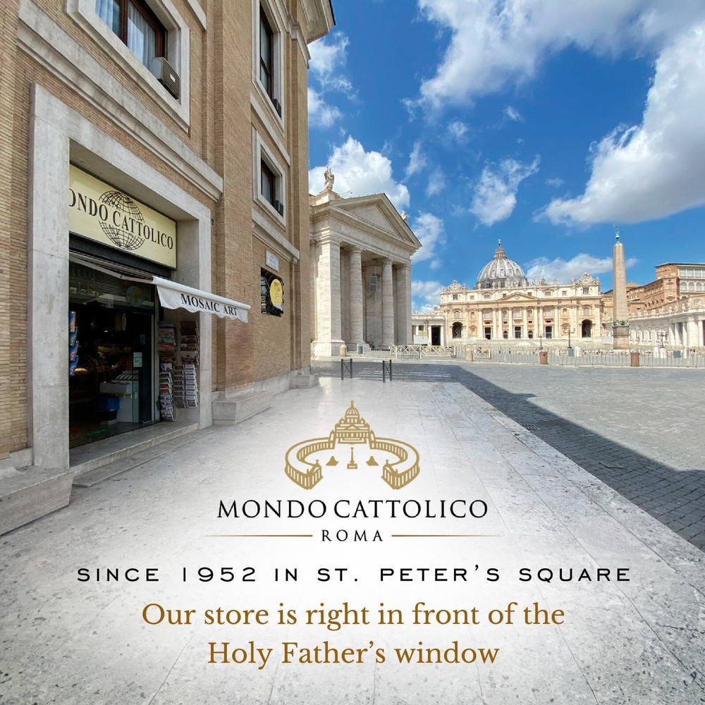 Sterling Silver Lapis Lazuli Rosary Beads Catholic Necklace Vatican by the Pope