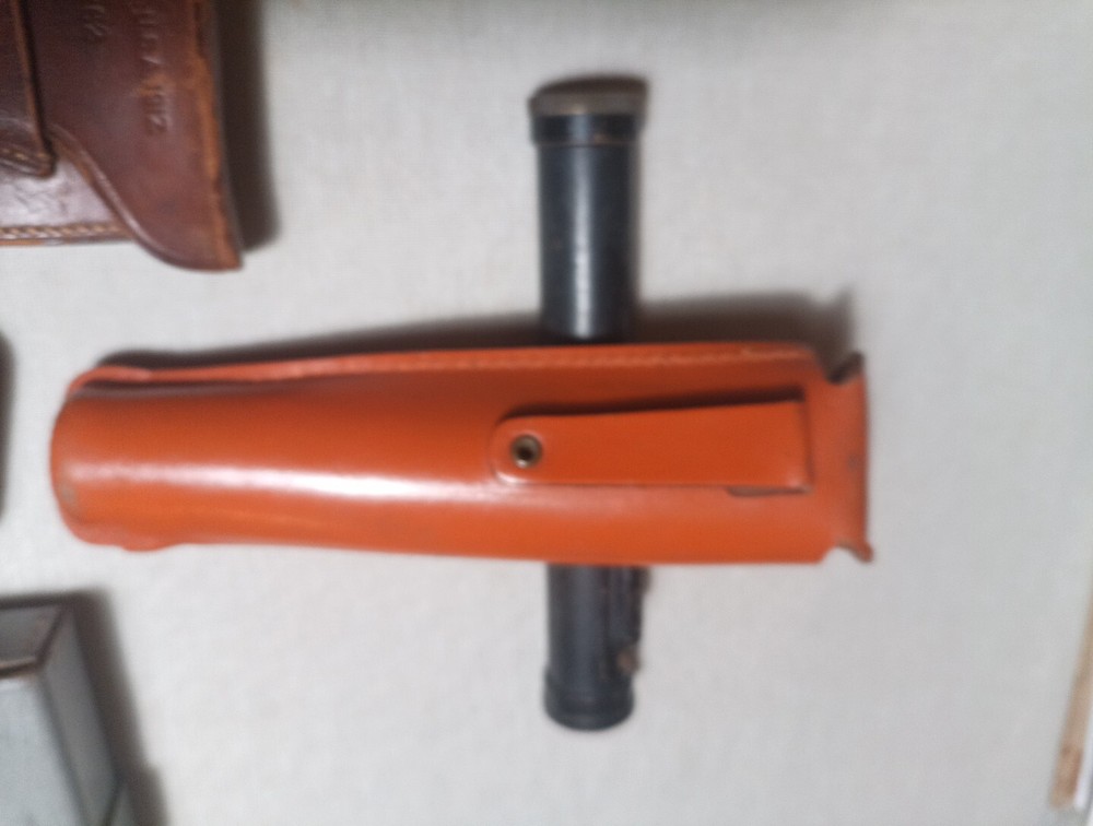 Vintage Two draw telescope in case.