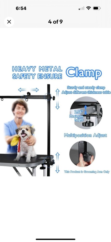 LEIBOU H-Shape 0” ~35.4” Height and 36.2” ~ 50” Adjustable Width, Arm