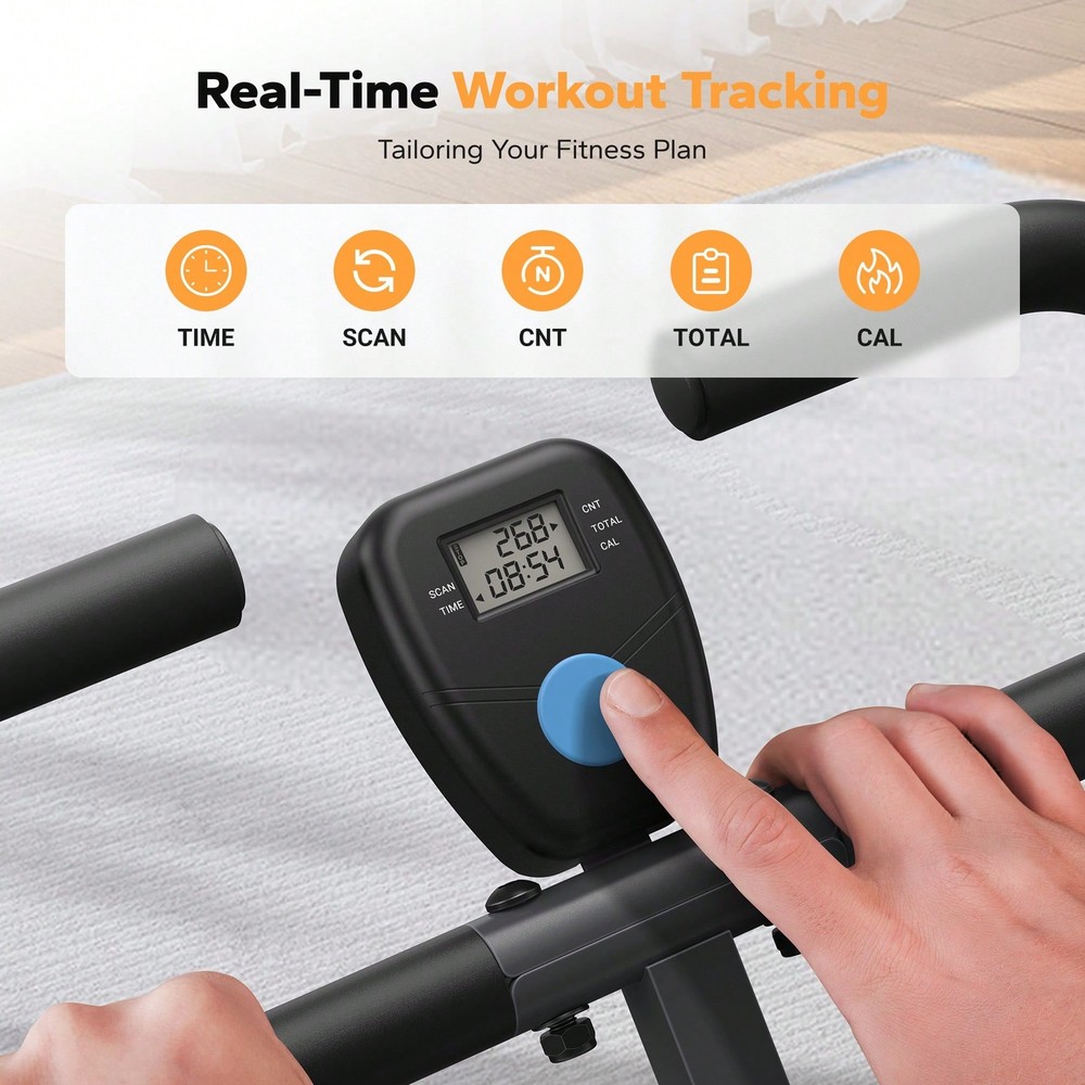 MERACH Squat Machine, 2 In 1 Squat Rowing Machine, Easy Setup & Foldable-FGQA