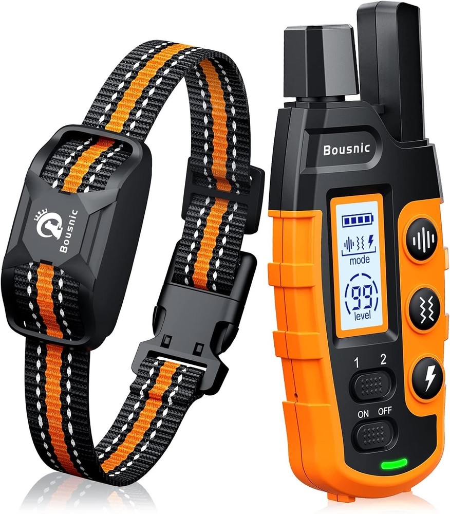 Waterproof Dog Training Collar - Safe Shock, Vibration, and Beep Modes