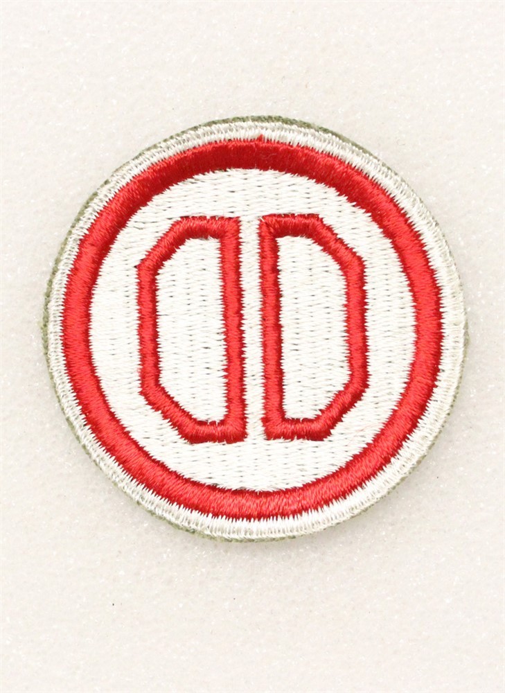 Army patch 6840: - 31st Infantry Division - WWII with white border