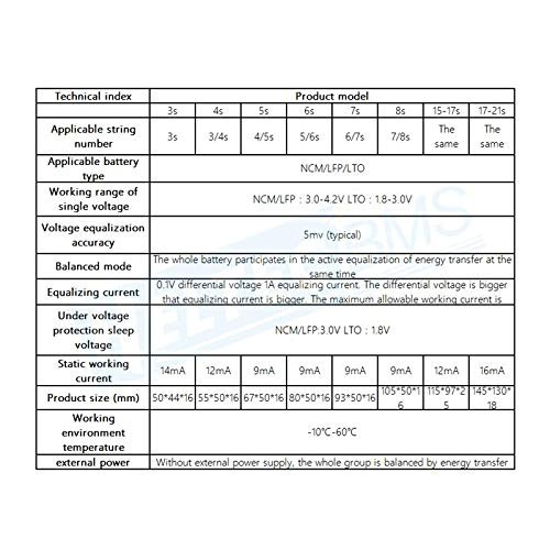 Heltec 4S 5S 6S 5A Capacitor Active Equalizer Balancer Lifepo4 Lithium