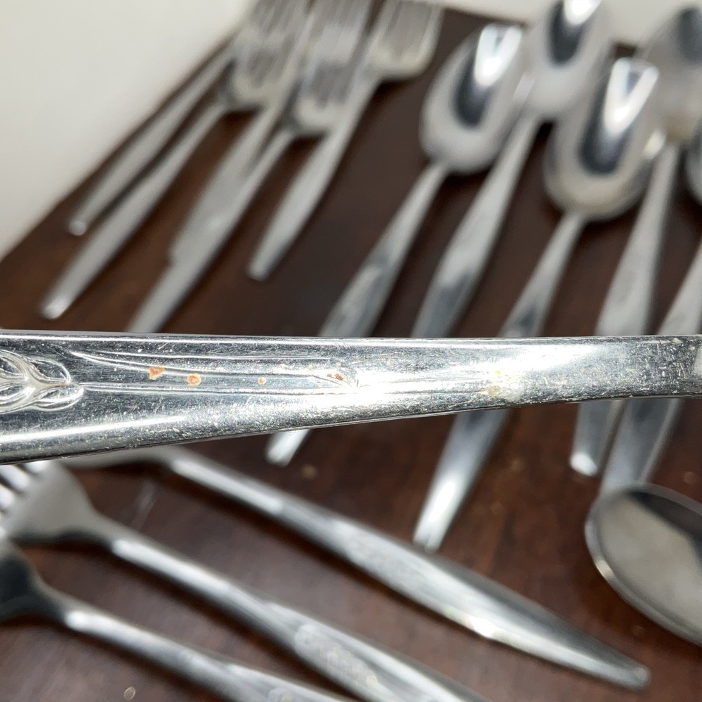 Prudential Stainless “Wheat Sprig” Flatware 30 PC Set