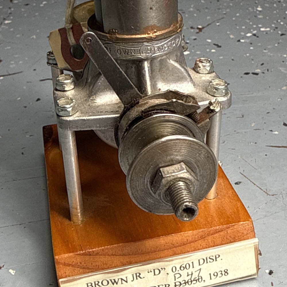 1938 Brown Jr. "D" 0.601 RC Airplane Engine