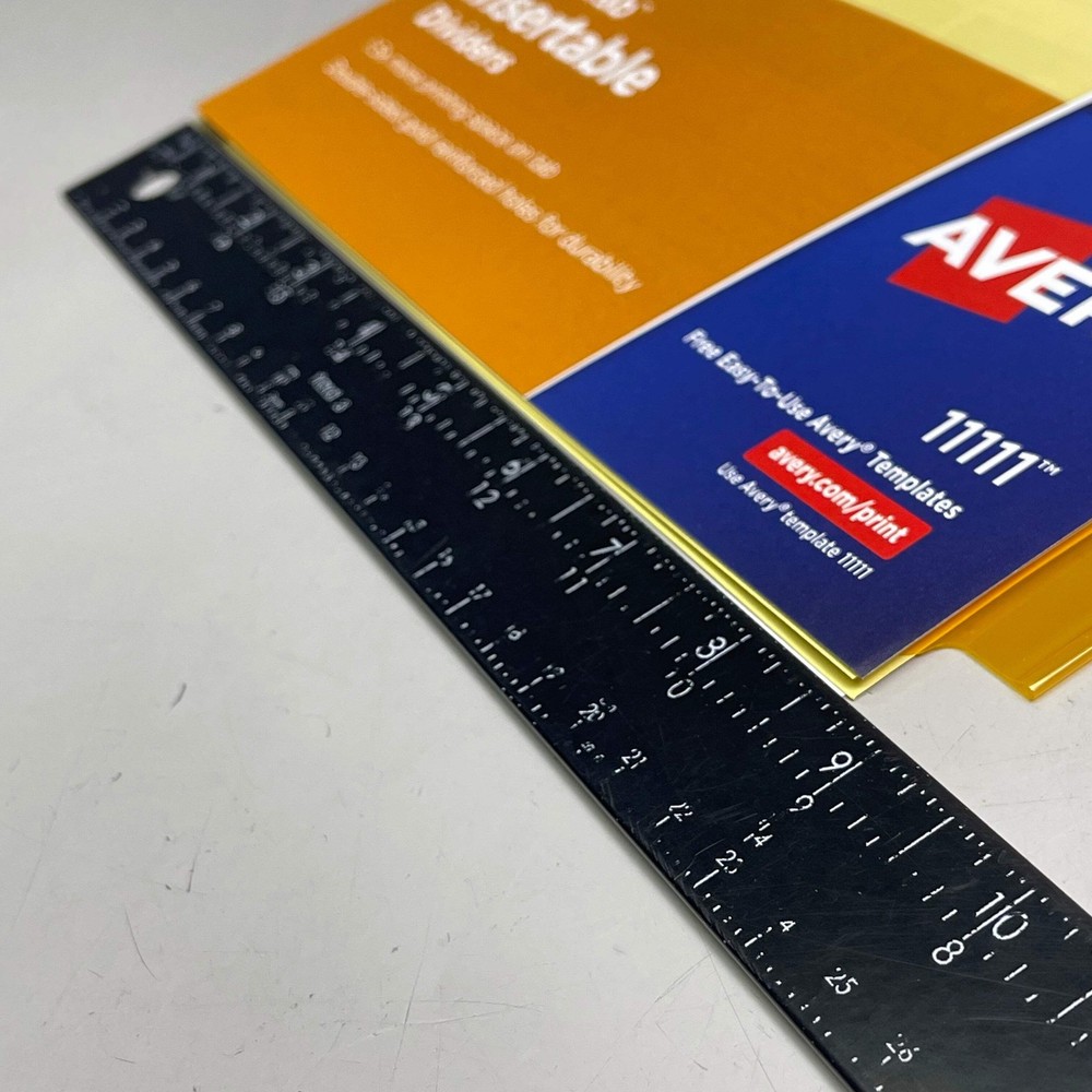 AVERY (12-PACK) Insertable Big Tab Dividers 3-Hole 8-Set Double-Sided Buff 11111