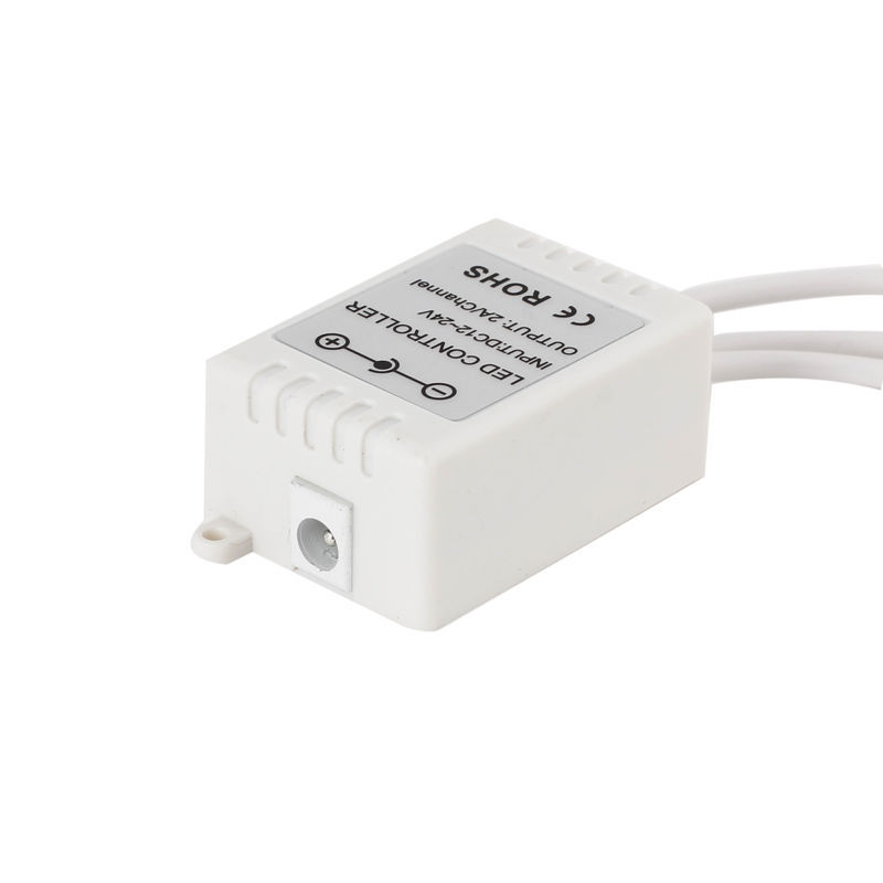 44Keys IR Remote Controller with Dual Connector 2A DC12V For RGB LED Light Strip