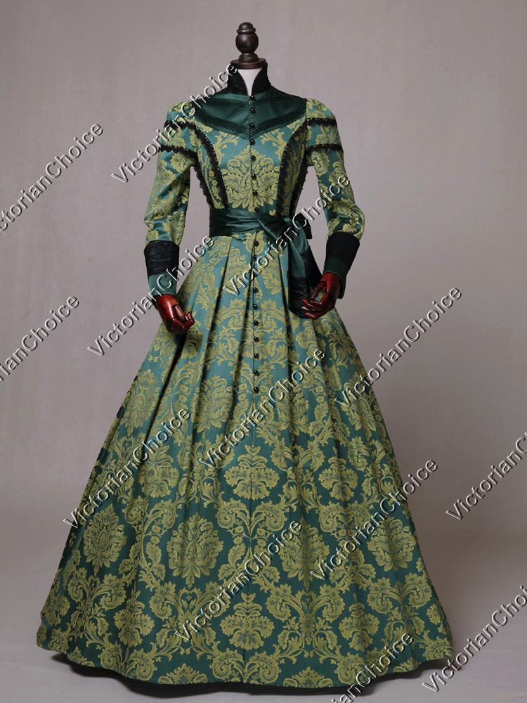 Renaissance Faire Lady Medieval Game of Thrones Regal Queen Dress Ball Gown C021