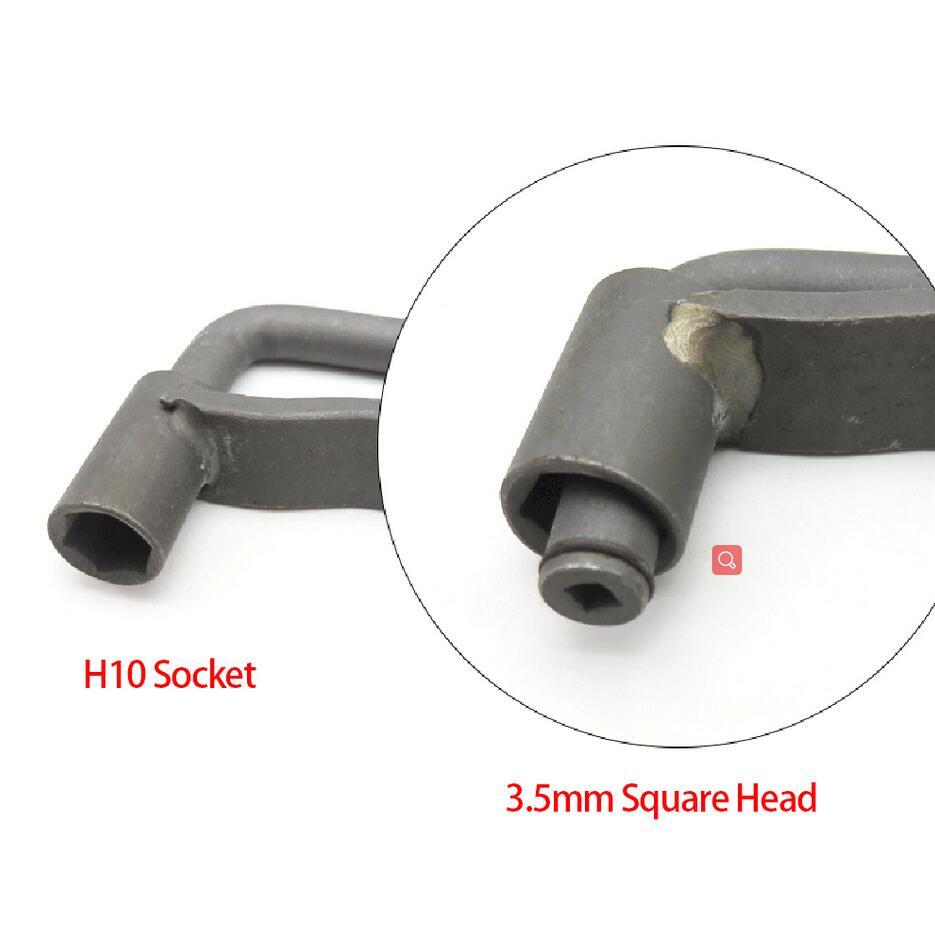 4PCS/Set Feeler Gauge Motorcycle Engine Valve Hexagon Socket Spanner Wrench