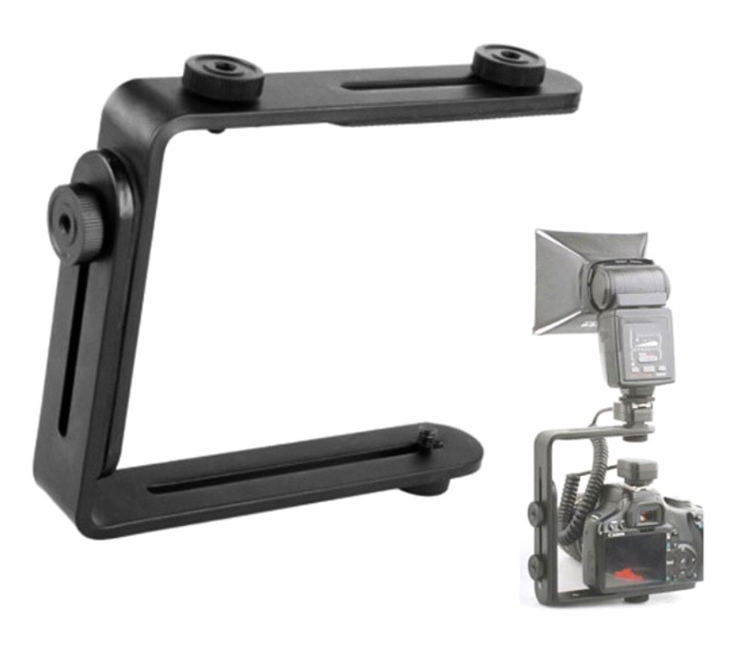 Variable Angle Flash Rail L-Shape Flash Holder Flash Rail LC2618