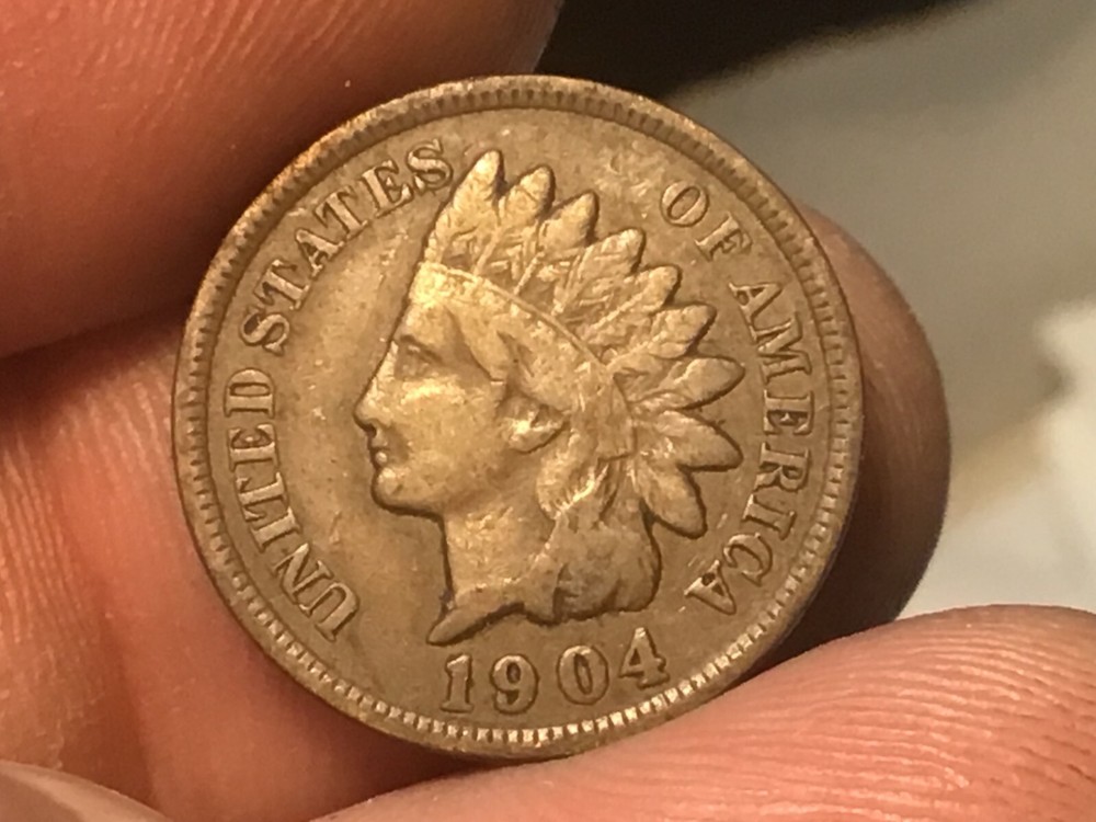 1904 Indian Head Cent Penny, 1 coin