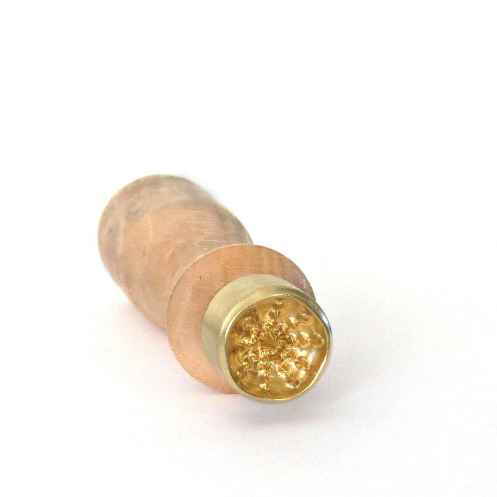 Large urchin cabochon stamp lampwork tool