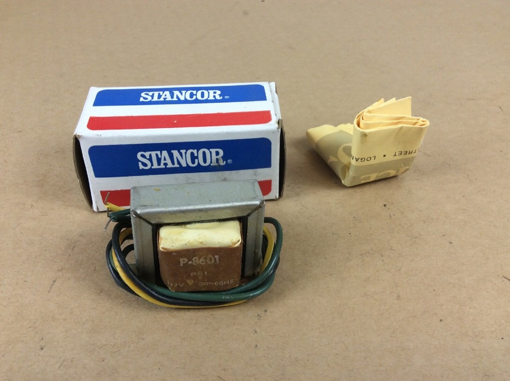 Stancor P-8601  Filament Transformer  117 Volt  50-60 Hz  New In Box