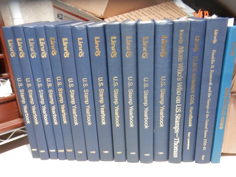 Linn's Philatelic Gems, 1983-1994 Yearbooks SERIES HARDBACKS and MORE SIGNED