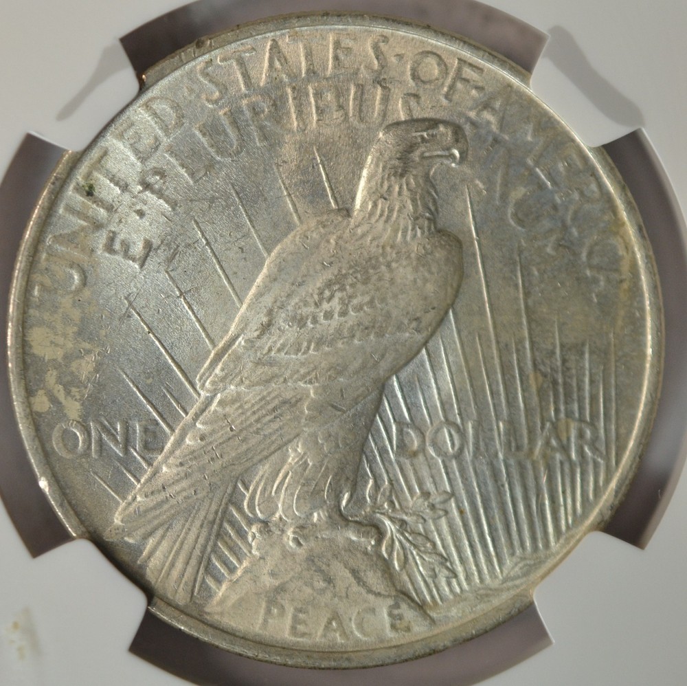 1923 Peace dollar, NGC MS63