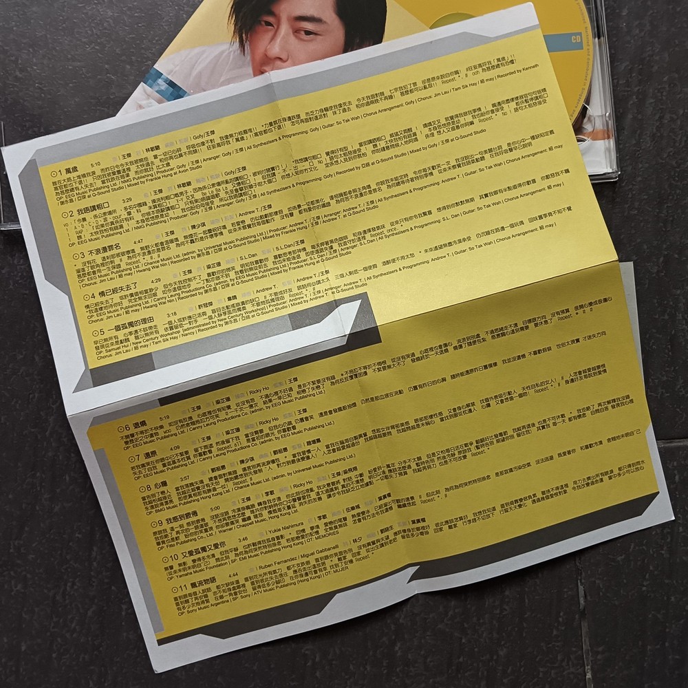 B- Dave Wang 王杰 =万岁2001 新曲+精选= 马来西亚版 CD + VCD Malaysia