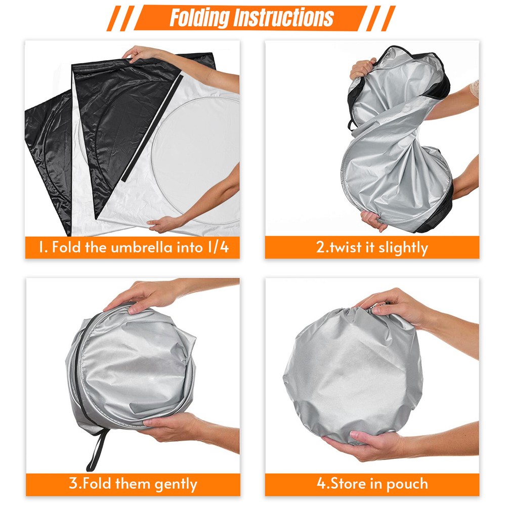 For Ford Econoline E350 E450 Windshield & Side Window Sun Shade UV Block Cover