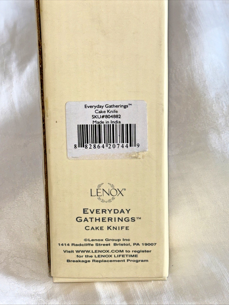Lenox Everyday Gatherings Cake Knife in Box