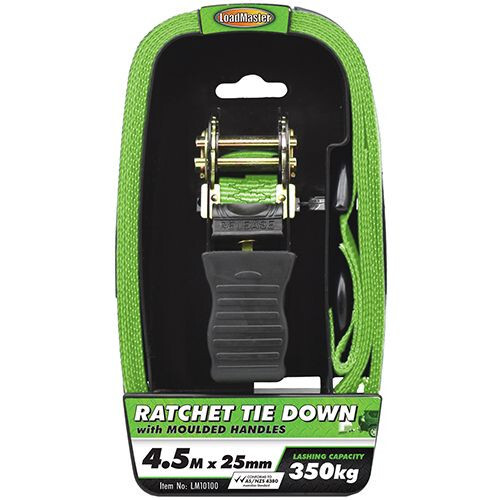 LM10100 - PkTool - 1pc 4.5mtr RATCHET TIE DOWN SET